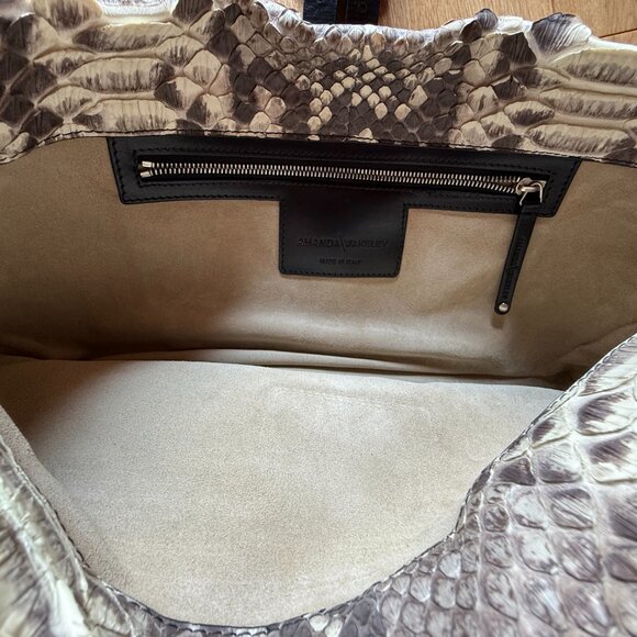 How gorgeous is this!! Amanda Wakeley python clutch, worn twice. - Picture 15 of 16